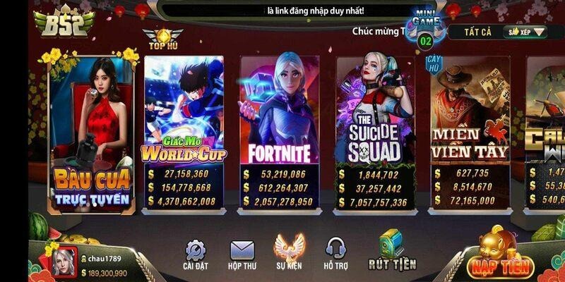 B52 Club xo so voi nhieu loai hinh